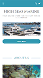 Mobile Screenshot of highseasmarine.net