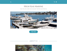 Tablet Screenshot of highseasmarine.net